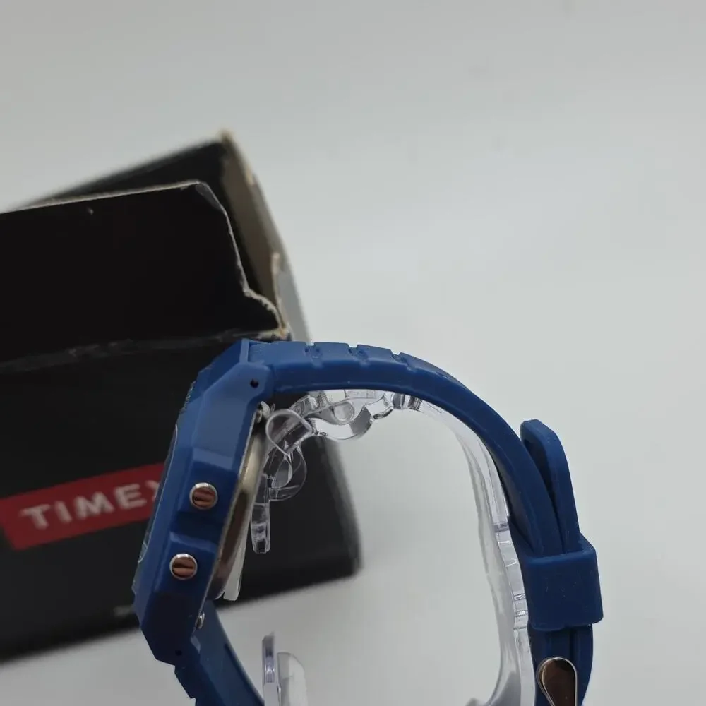 Timex Activity Tracker Wrist Fitness Watch Water Resistant 30M Blue